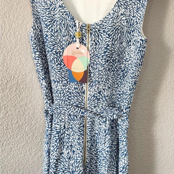 NWT Ted Baker Fish Print Wide Leg Jumpsuit - Picture 3 of 7